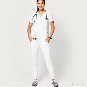 White Figs Scrub Pants